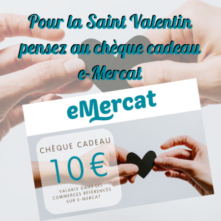 Chèque cadeau e-Mercat - Saint Valentin